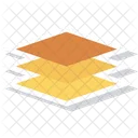 Ebene Ebenen Server Symbol