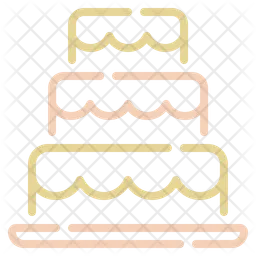 Schichtkuchen  Symbol