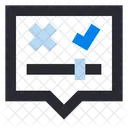 Kundenrezension Feedback Slider Symbol