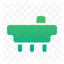 Folie Elektrische Komponente Gradient Symbol
