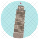 Schiefer Turm  Symbol