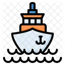 Schiff Boot Versand Symbol