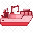 Schiff Fracht Frachtschiff Icon