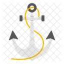 Schiffsanker Schiffsanlegestelle Hafen Symbol
