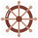 Schiffssteuerrad  Symbol