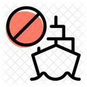 Schiffsstopp  Symbol