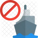 Schiffsstopp  Symbol