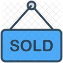 Immobilien Schild Banner Symbol