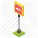 Schild Roadpost Strassennavigation Symbol