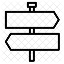 Zeichen Schild Wegweiser Symbol