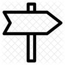 Richtung Web App Zeichen Symbol