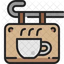 Schild Cafe Coffee Shop Icon