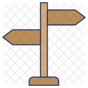 Schild Wegweiser Brett Symbol
