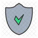 Schildsicherheit Sichere Umgebung Schutzende Umgebung Symbol