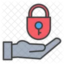 Schildsicherheit Sichere Umgebung Schutzende Umgebung Symbol