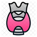 Schilddruse Mensch Organ Symbol
