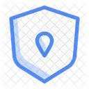 Schildstandort Versicherung Schild Symbol