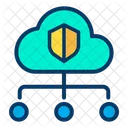 Cloud Daten Netzwerk Symbol