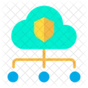 Cloud Daten Netzwerk Symbol