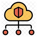 Cloud Daten Netzwerk Symbol