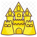 Burg Festung Kinderspielzeug Icon