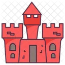 Burg Festung Kinderspielzeug Symbol