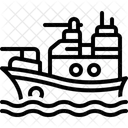 Schlachtschiff Kriegsschiff Krieg Symbol
