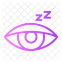 Schlaf Zzz Auge Symbol