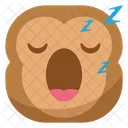 Schlaf Affe Emoji Symbol