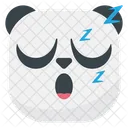 Schlaf Panda Emoji Symbol