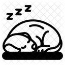 Schlafender Hund Hund Haustier Symbol