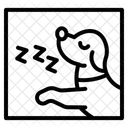 Schlafender Hund Hund Haustier Symbol