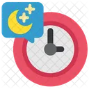 Quarantane Zuhausebleiben Tagesablauf Schlaf Symbol