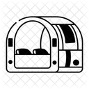Schlafkapsel Gemutlich Komfort Symbol