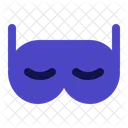 Schlafmaske Maske Augenmaske Symbol