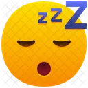 Schlafriges Gesicht Emoji Emotion Symbol