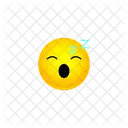 Schlafriges Gesicht Smiley Smiley Emoticons Symbol