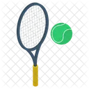 Tennisschlager Tennisausrustung Sportgerate Symbol