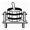 Schlagmaschine Fass Werkzeug Symbol