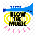 Blasmusik Horn Trompete Symbol