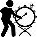 Schlagzeuger Trommel Instrument Symbol