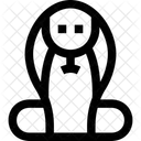 Schlange Arabischer Mann Arabische Frau Symbol