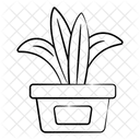 Zimmerpflanze Bogenhanf Gartenarbeit Symbol