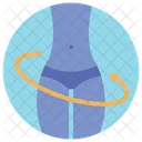 Schlanker Körper  Symbol