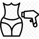 Schlankheitsmassagegerat Symbol
