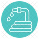 Schlauchleitung Wasserleitung Schlauch Symbol