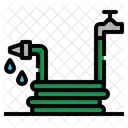 Schlauch Wasser Bauernhof Icon