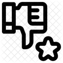 Schlecht Bewertung Feedback Symbol