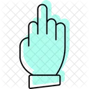 Schlechte Signalhand  Symbol