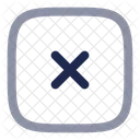 Quadrat schließen  Symbol